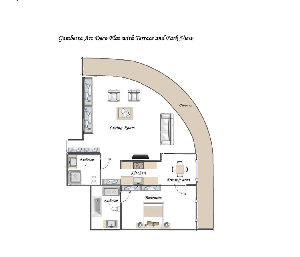 Victor Hugo - Modern And Sunny, Terrace, 2 Baths Apartment นีซ ภายนอก รูปภาพ